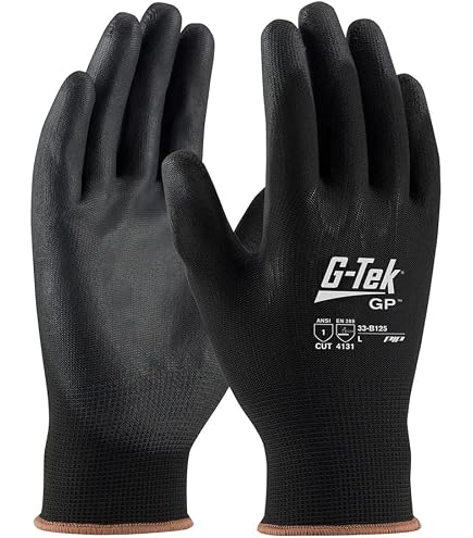 G-Tek 33-B125/M ONX Seamless Knit Nylon Gloves with Polyurethane